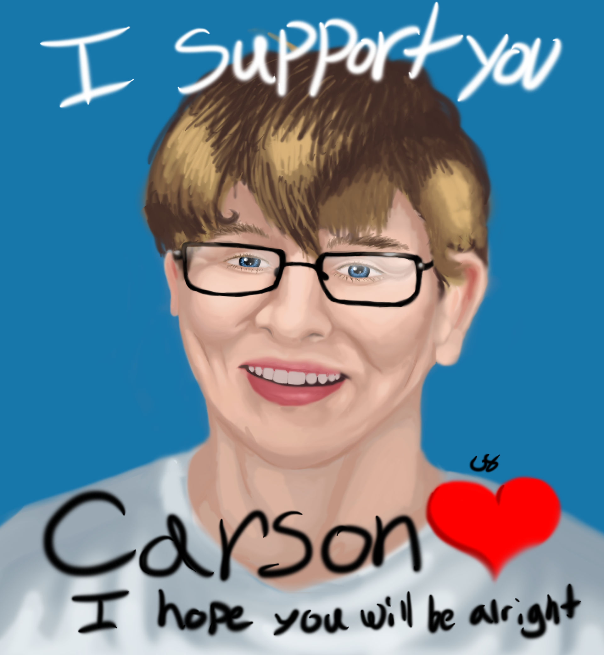 Callmecarson Drawing I Support CallMeCarson by MetalCartoonstuffer on DeviantArt