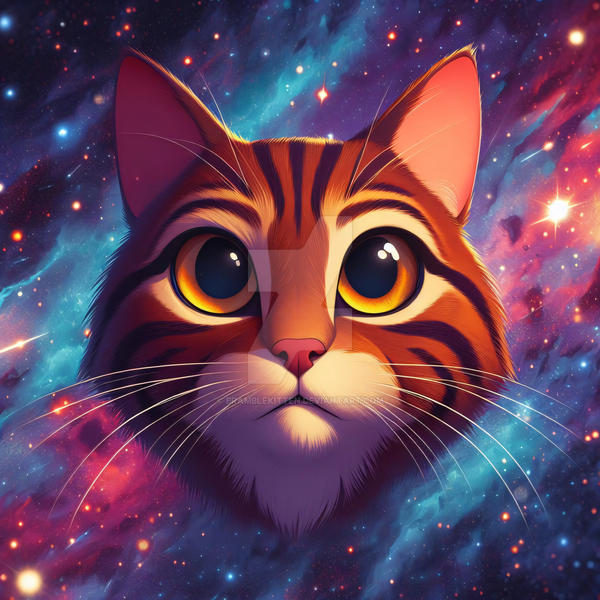 Space Cat Example Space Cat Portrait by bramblekitten on DeviantArt
