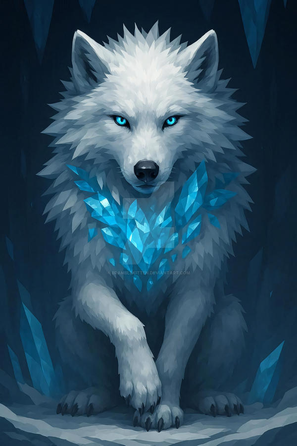 Cool Mist Wolves Mystic Ice Wolf by bramblekitten on DeviantArt