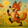 Happy Spring Fox