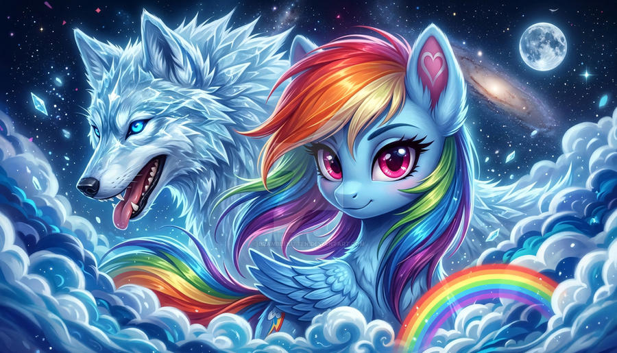 Dash The Rabbit Deviantart Dash and Wolf by bramblekitten on DeviantArt