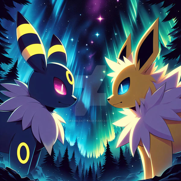 Pokemon Rivalry Stare Rivalry by bramblekitten on DeviantArt