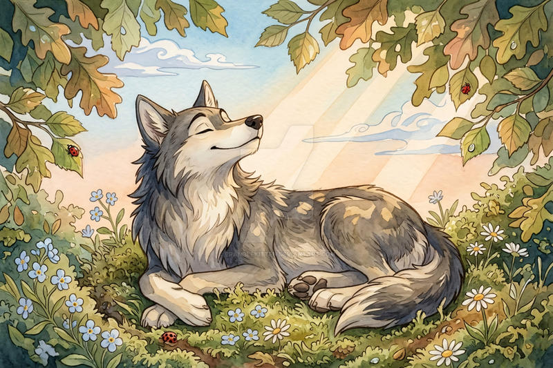 Wolves Spring Images Spring Wolf by bramblekitten on DeviantArt