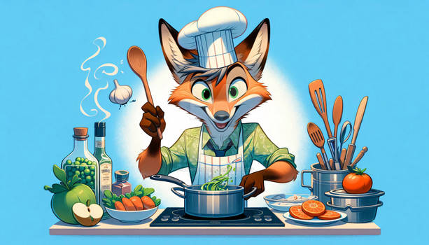 Fox Cook Yawn! by bramblekitten on DeviantArt