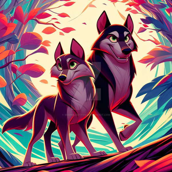 Mighty Wolves The Mighty Wolves by bramblekitten on DeviantArt