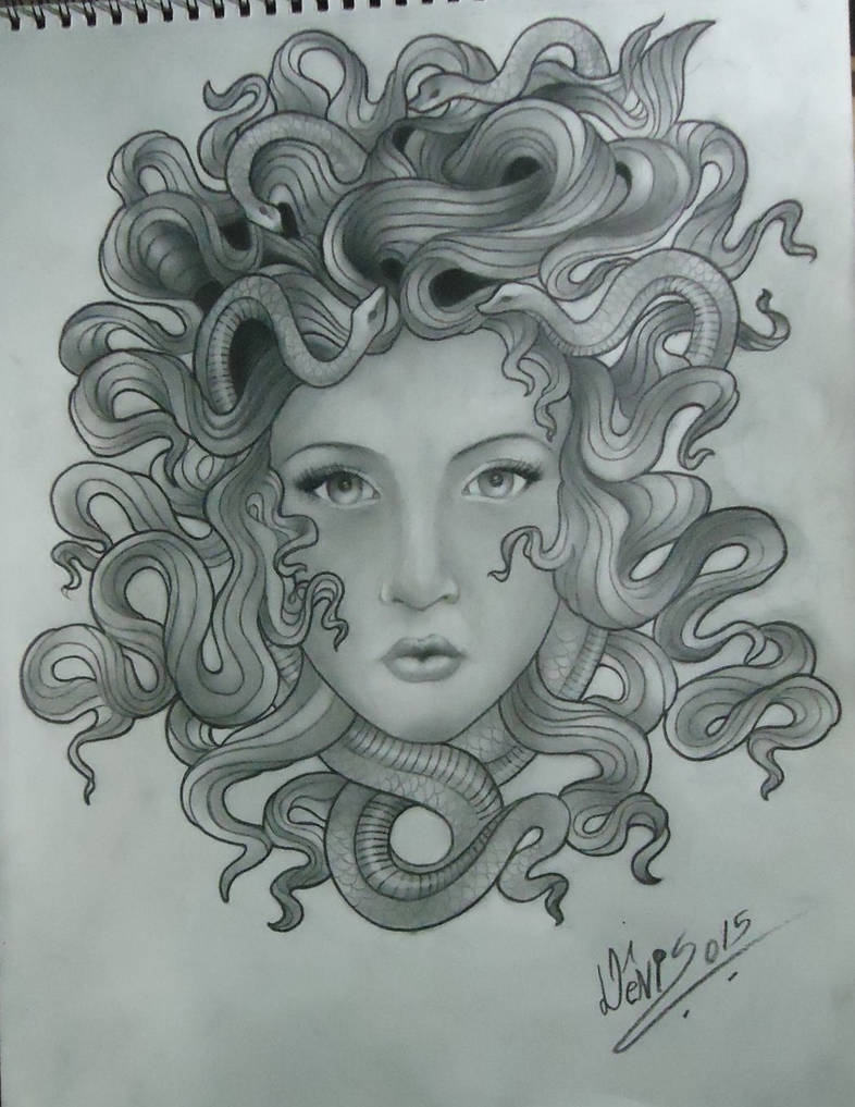 Medusa - Drawing by Denis.W by Dnswill on DeviantArt