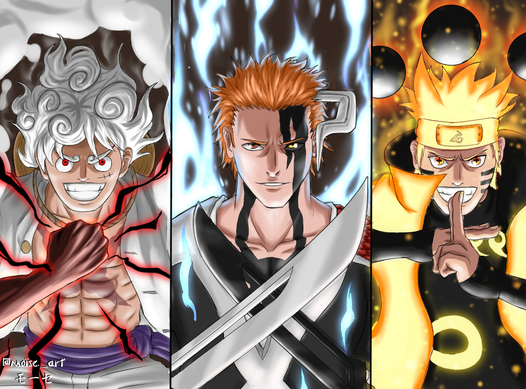 One Piece x Naruto ( Wallpaper ) by MasterSoul03 on DeviantArt