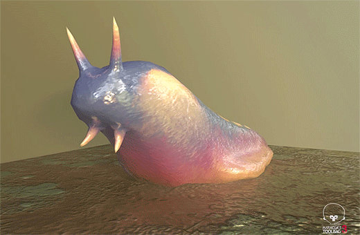 fantasy slug 3d model