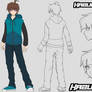 Kazukibou Character Reference: Kazuki Naegi