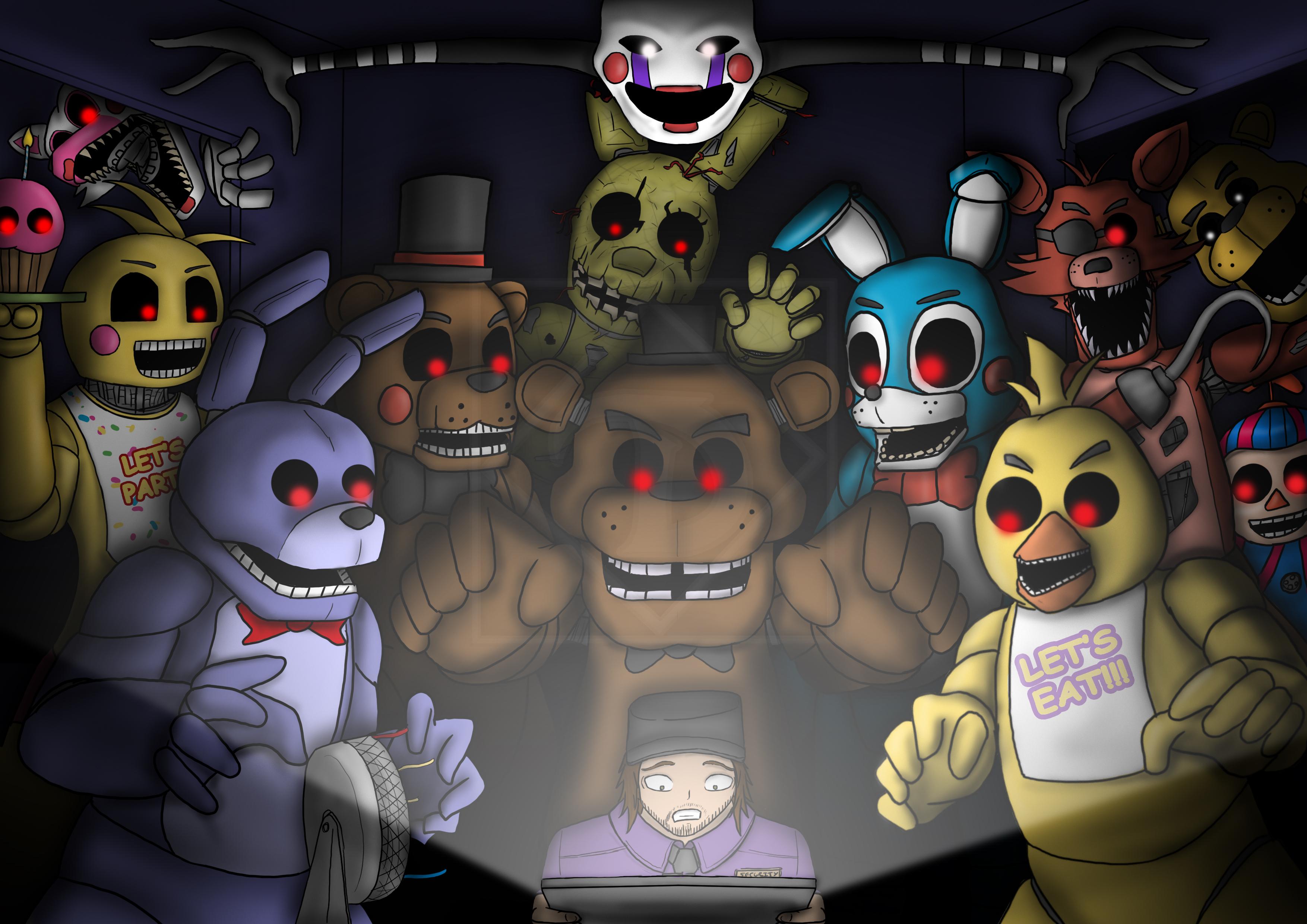 Fnaf 1 Map by AgusZafiro800 on DeviantArt