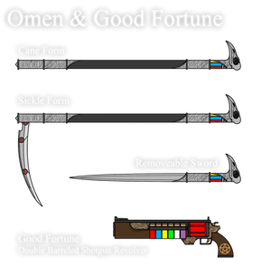 RWBY Weapon - Omen and Good Fortune