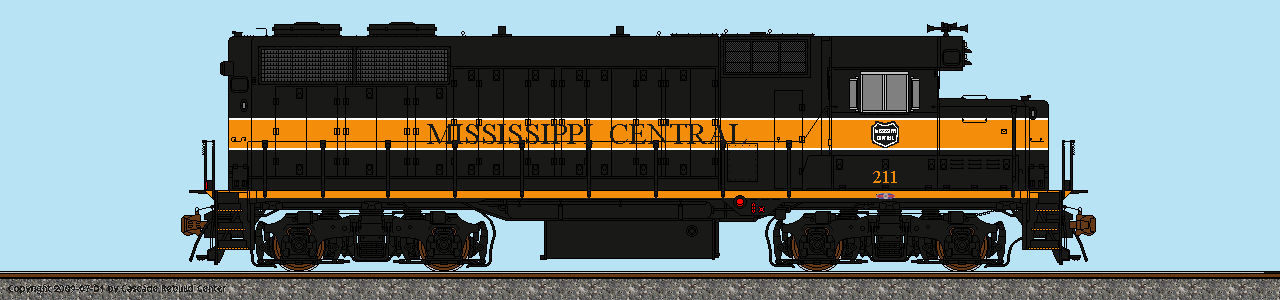 Mississippi Central GP28 211 by jackbeaz on DeviantArt
