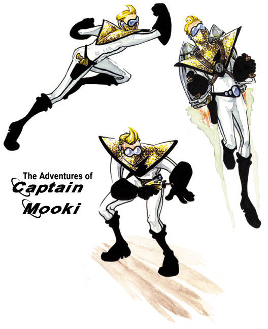 Captain Mooki costume design