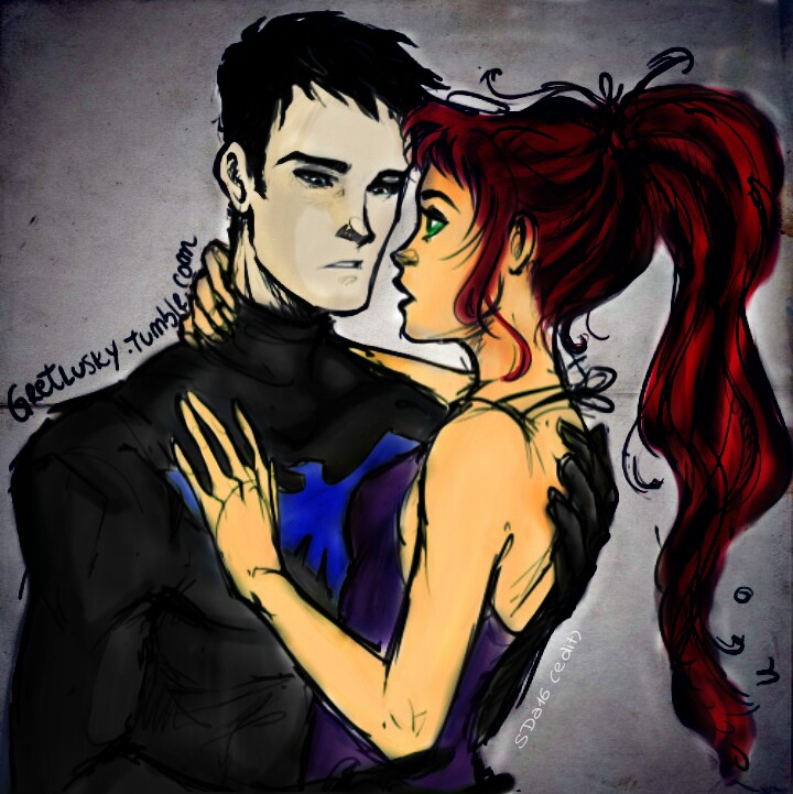 Nightwing and Starfire