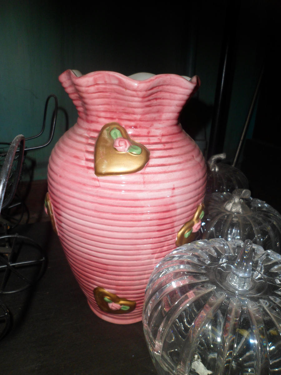 Pink vase