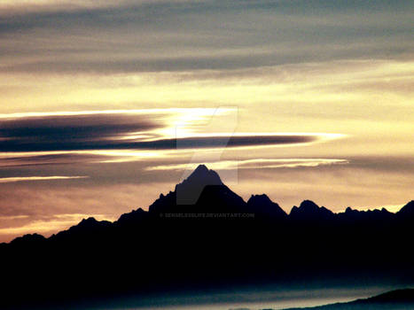 Monviso at sunset