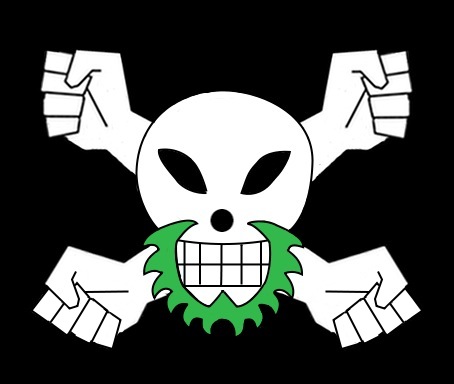 Greenbeard Pirate Jolly Roger