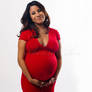 Pregnant in red