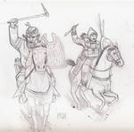 Scythians charging