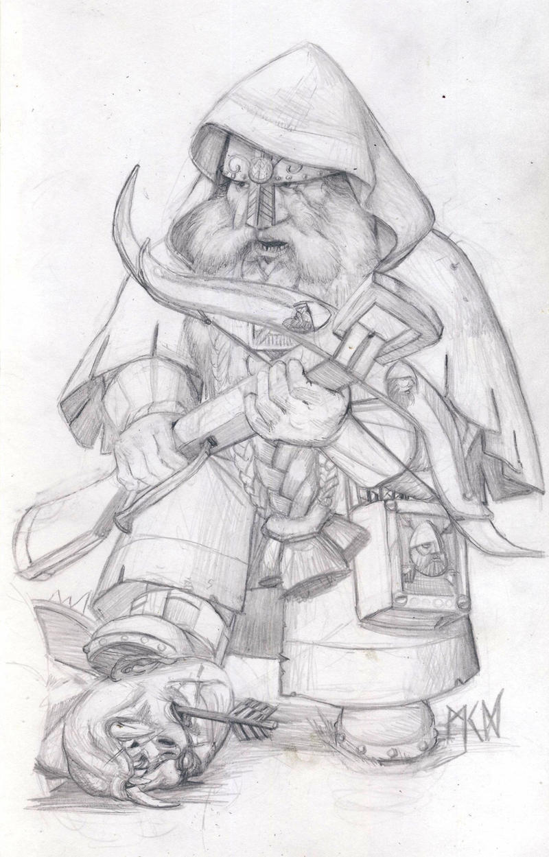 Dwarf Ranger by deWitteillustration on DeviantArt