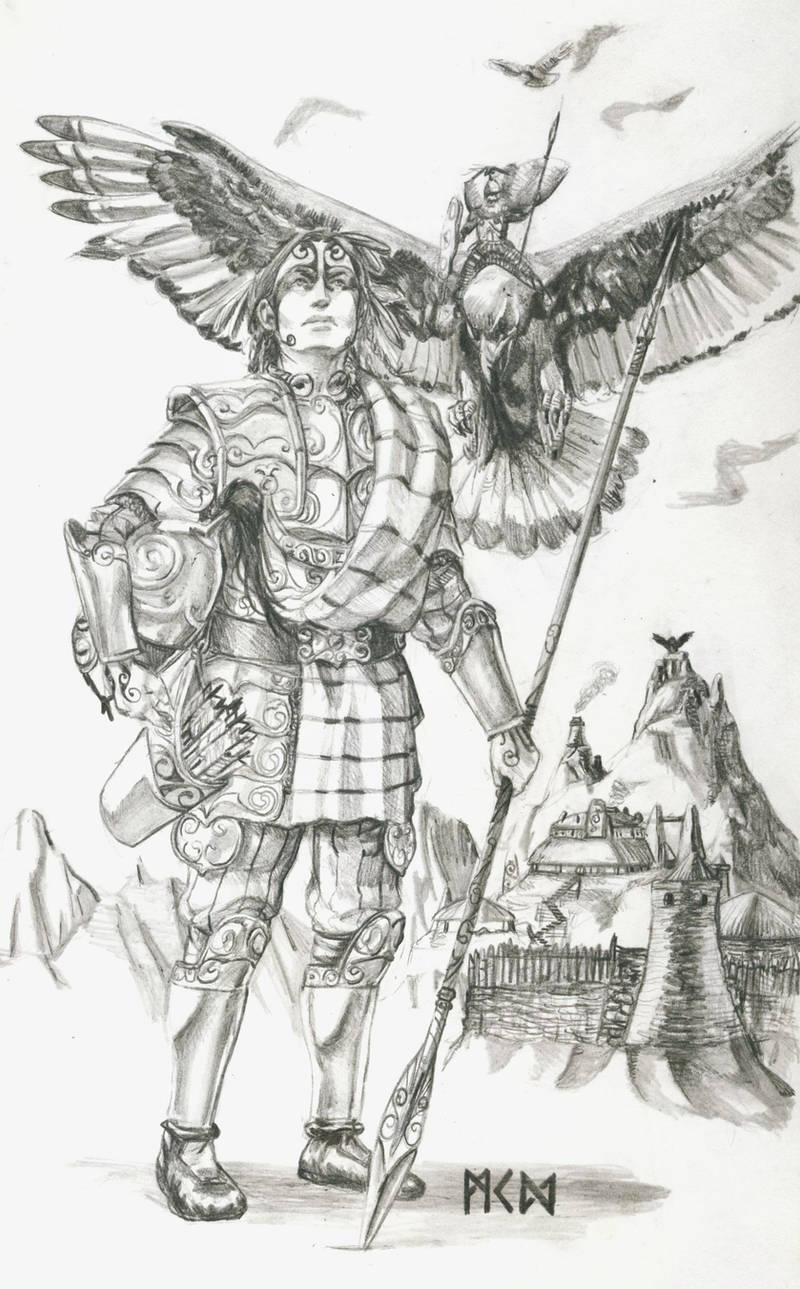 Warhammer Albion - Buddug of the Toulenii by deWitteillustration