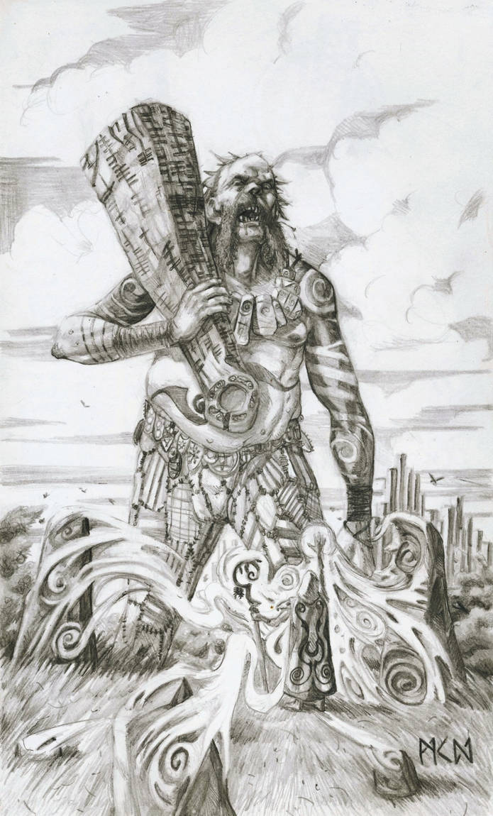 Warhammer Albion - The King of the Giants by deWitteillustration
