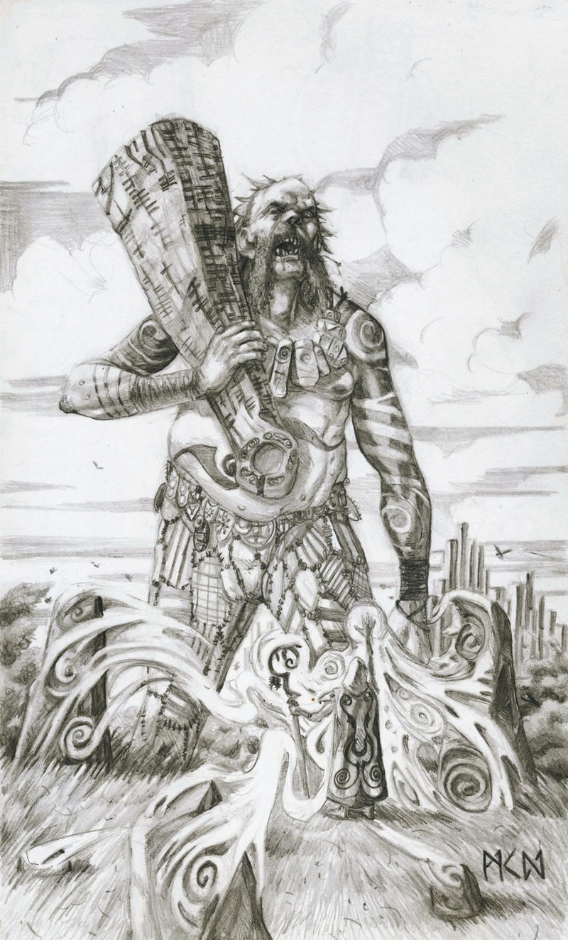 Warhammer Albion - The King of the Giants by deWitteillustration