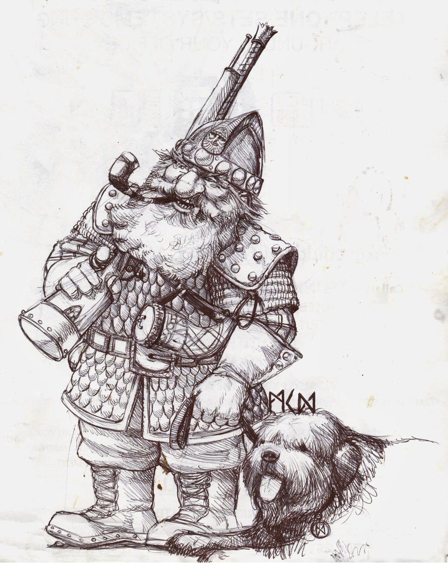 Dwarf Rifleman Gun Dwarf Rifleman by deWitteillustration on DeviantArt