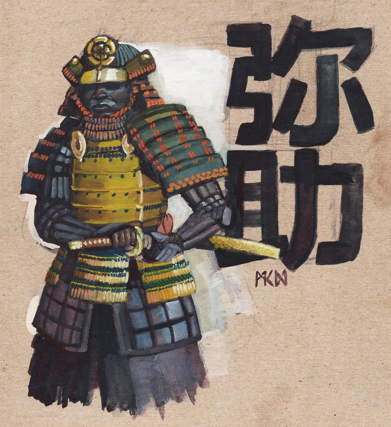 Yasuke by deWitteillustration on DeviantArt