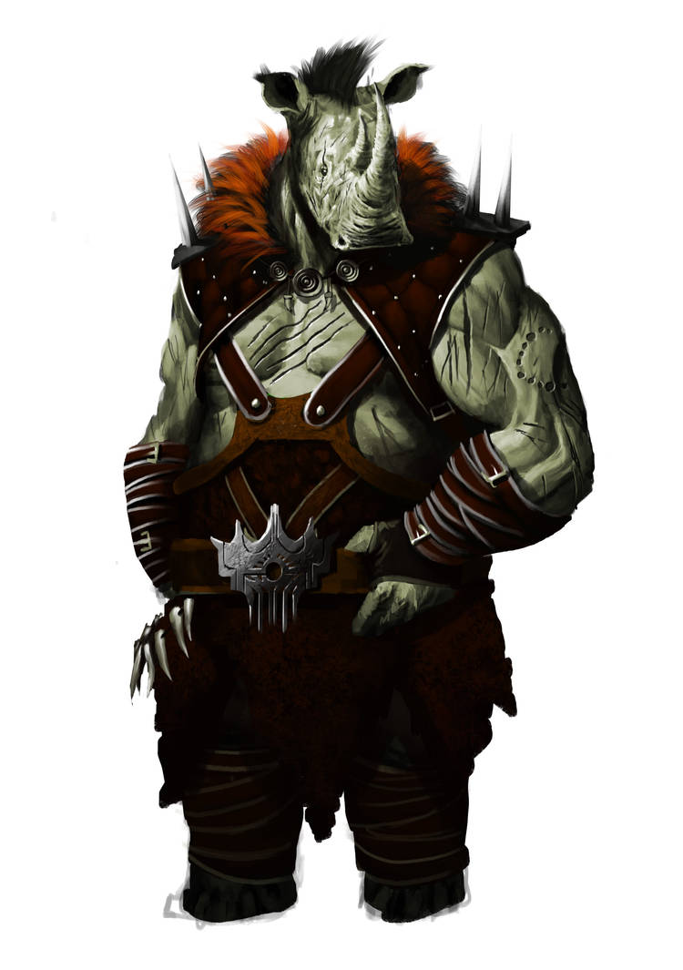 Rino Warrior by orochi-spawn on DeviantArt