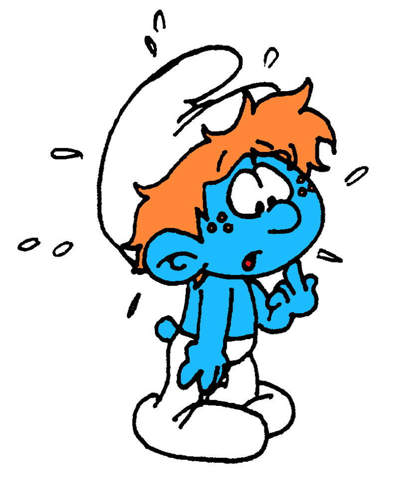 Scrupal Scruple is smurfy...kind of by EpicSmurfGirl on DeviantArt