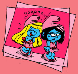 Vexy and Smurfette Valentine