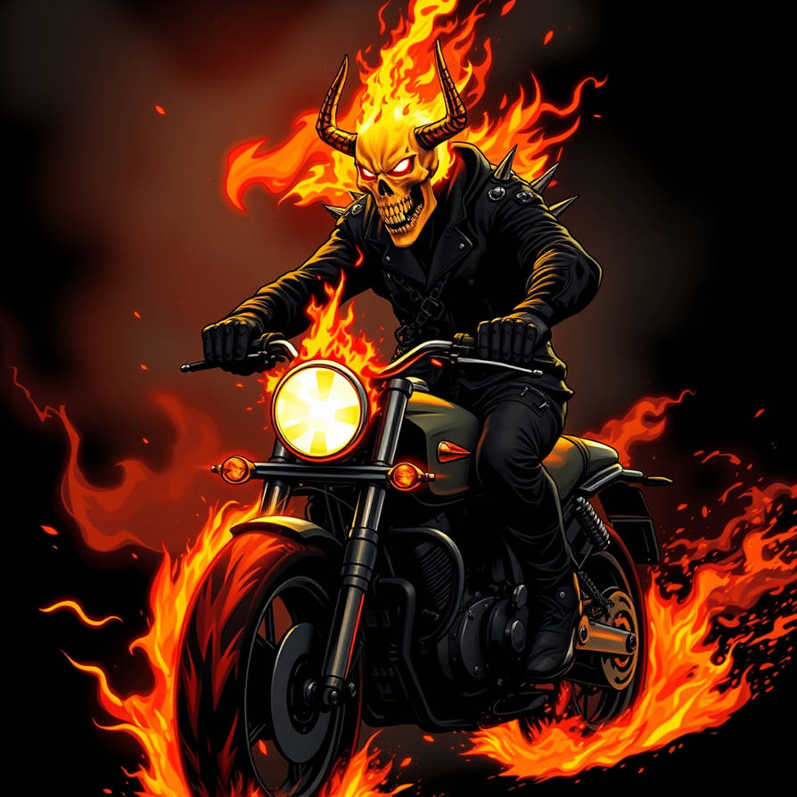 Ghost Rider and Lightning McQueen by Crishark on DeviantArt