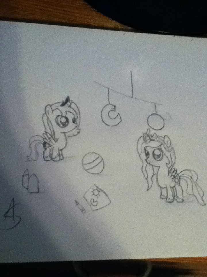 Luna and Celestia Filly