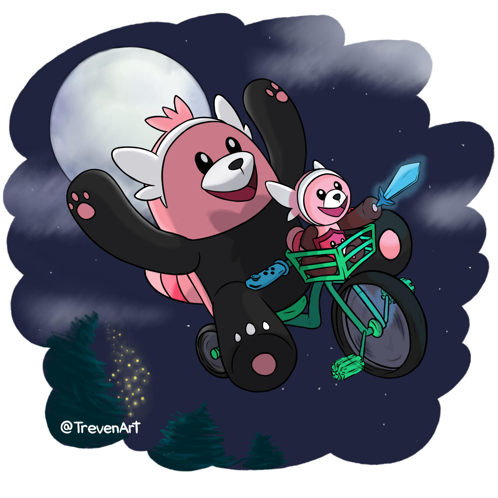 Stufful Bewear and Stufful, heading to Galar! by Treven-Art on DeviantArt