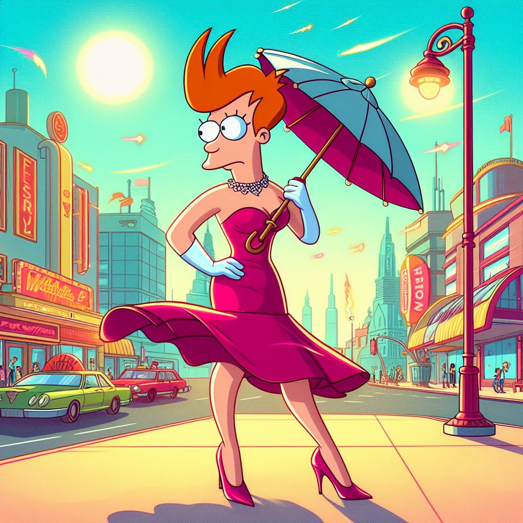 Deviantart Fry Fry goes public in drag by FeminineFantasy7 on DeviantArt
