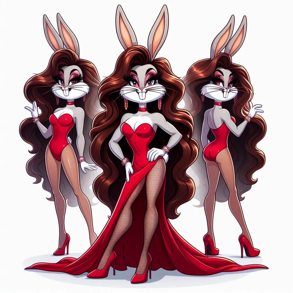 Bugs Bunny In Full Drag By FeminineFantasy7 On DeviantArt bugs-bunny-in-full-drag-by-femininefantasy7-on-deviantart