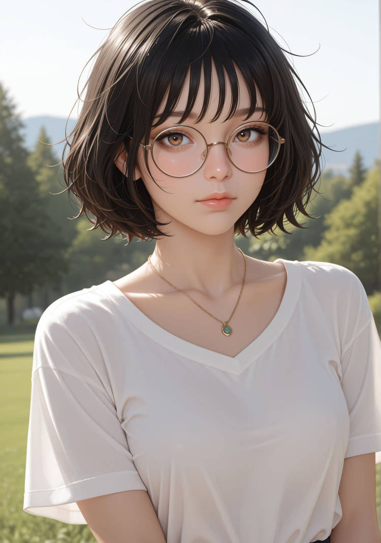 Simple Cute Girl by KokoroAiArt on DeviantArt