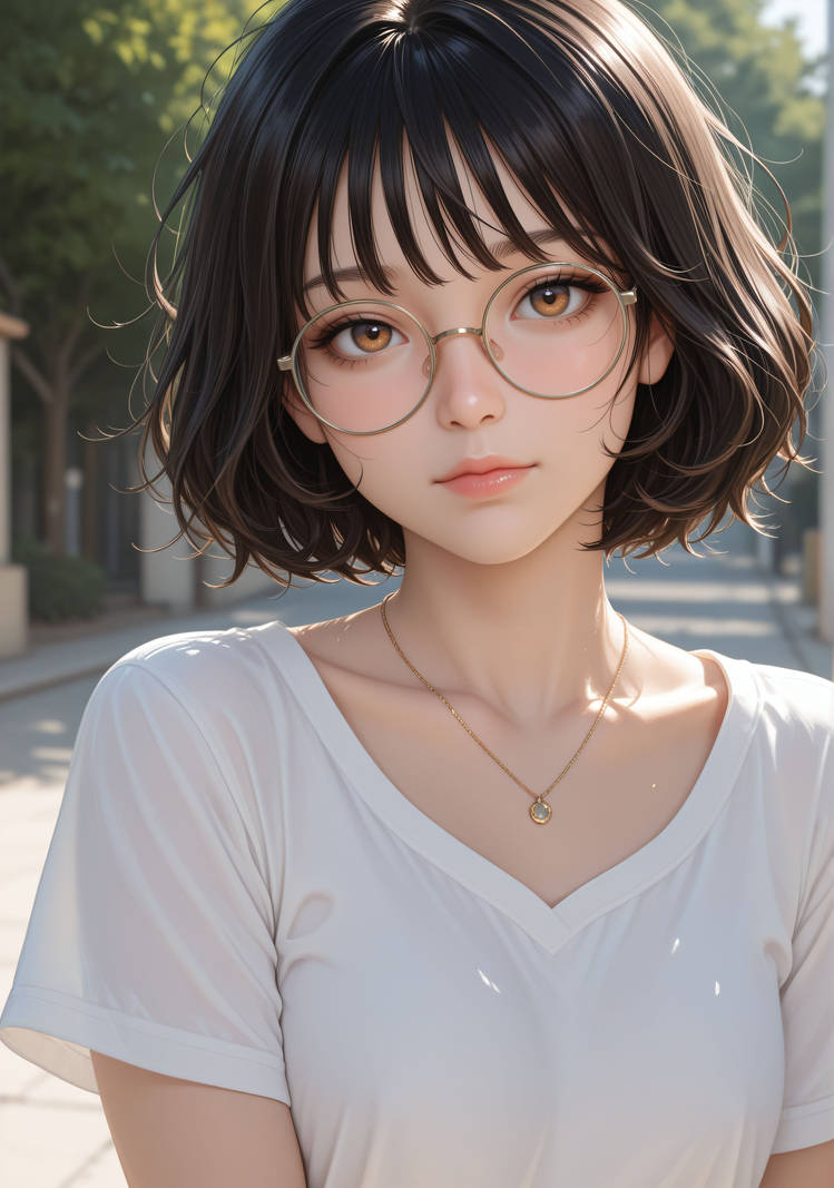Simple Cute Girl by KokoroAiArt on DeviantArt