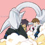 Kaiba bros and BEWD on cake