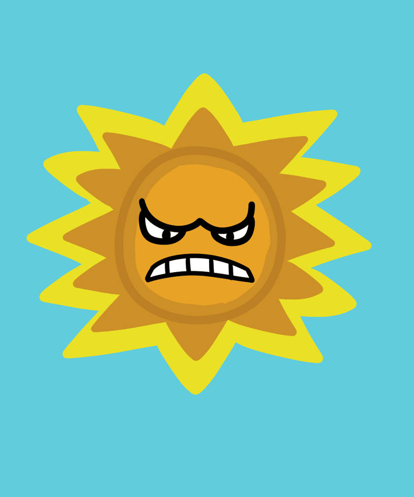 Angry Sun Deviantart Scary Nostalgic Stuff: Angry sun by RowanTheRedShibe on DeviantArt