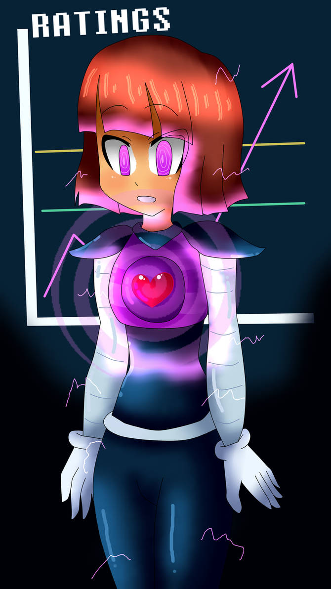 MTT!Frisk by BillCiphersPuppet on DeviantArt