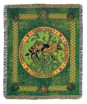 Celtic Wolf Blanket
