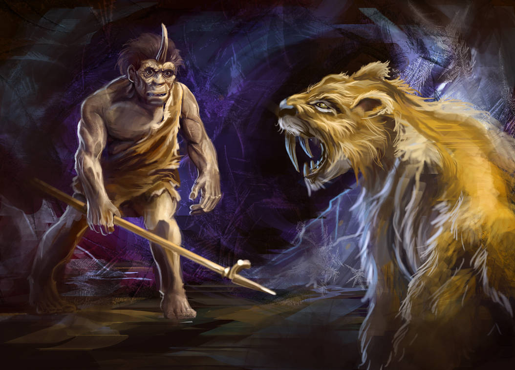 13 Nights of Halloween 2013 Trog vs Tiger by Grimbro on DeviantArt