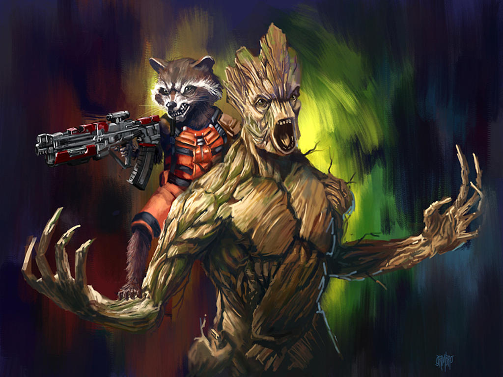 13 NoH Day 3 Rocket and Groot