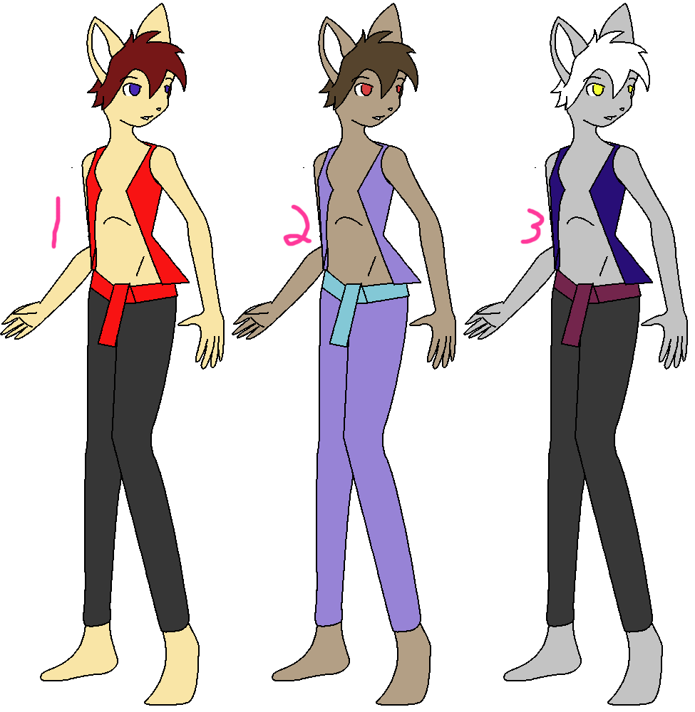 Androgynous Anthro Adopts - CLOSED