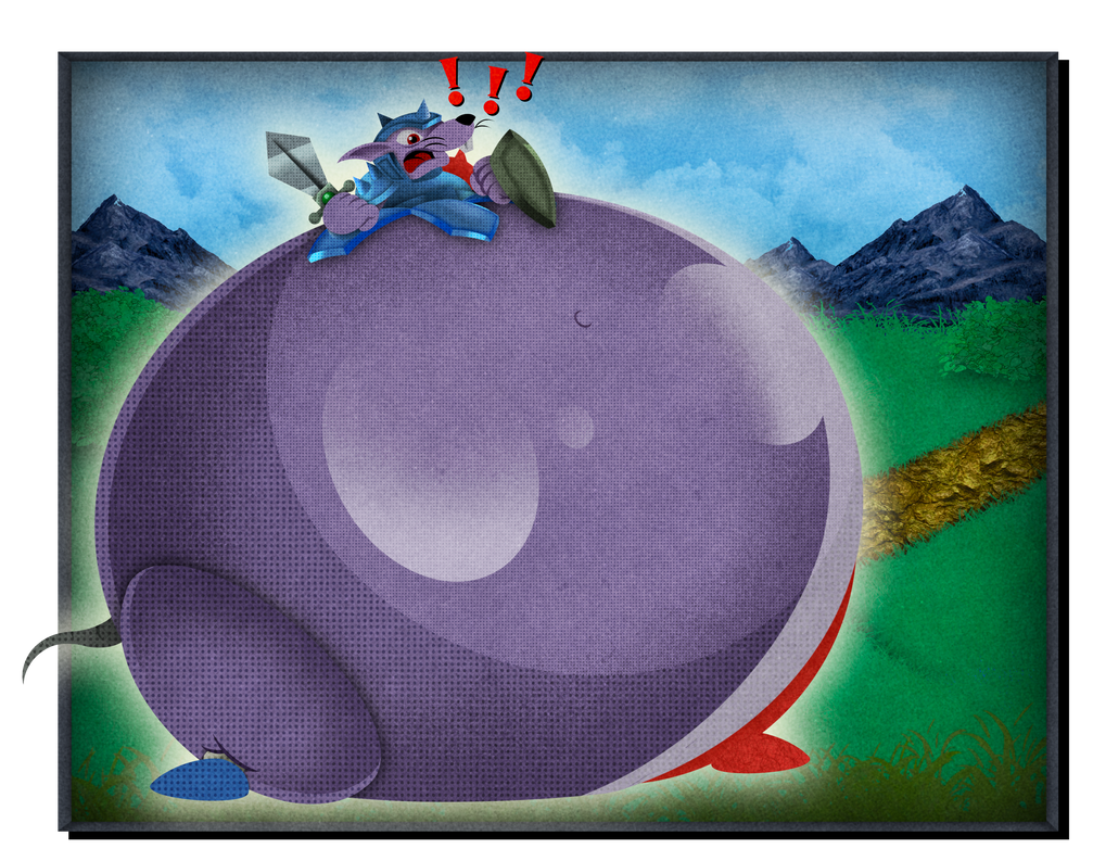 (COMMISSION) Rare Bloated Rat Card by InflateResponsibly on DeviantArt