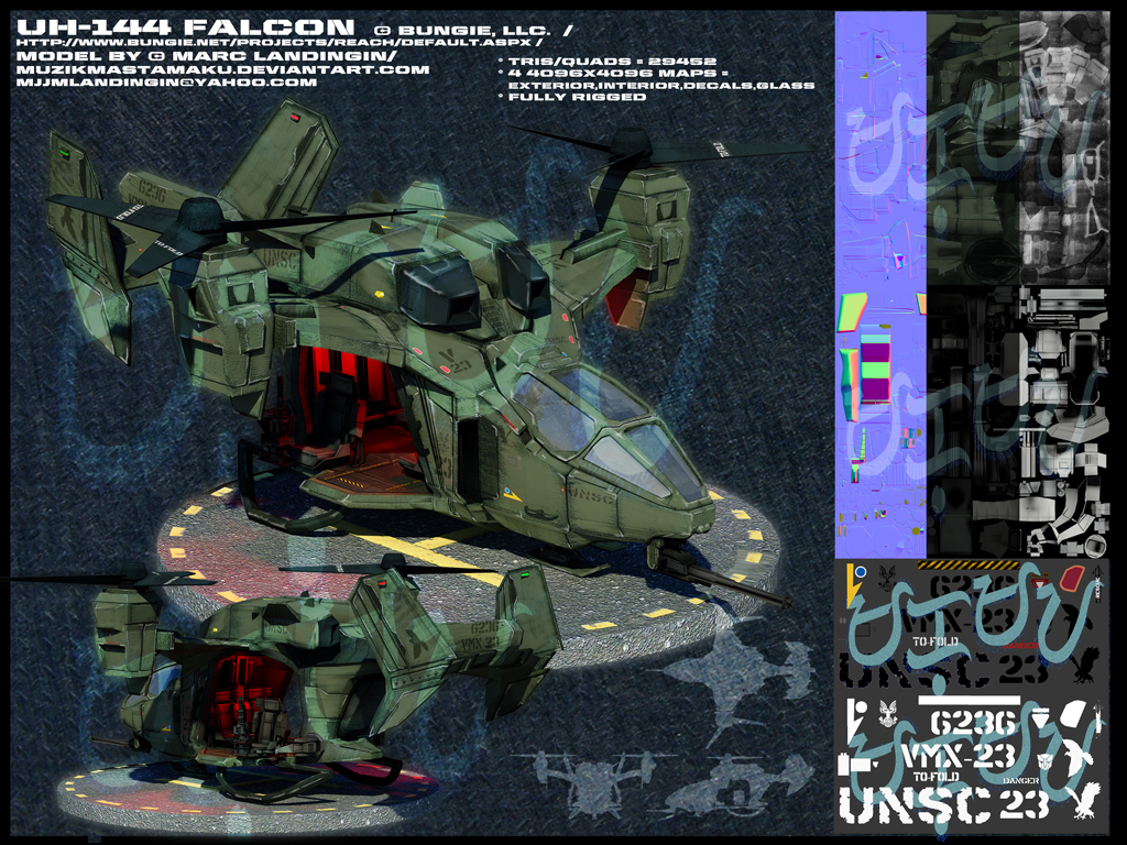 UH-144 Falcon: Halo Reach