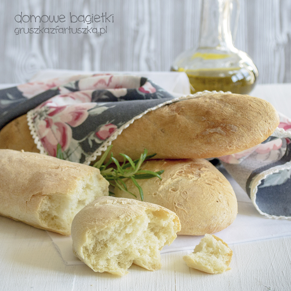 Homemade baguettes