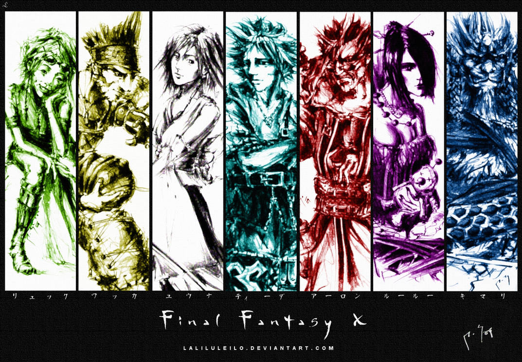 Final Fantasy X wallpaper by laliluleilo
